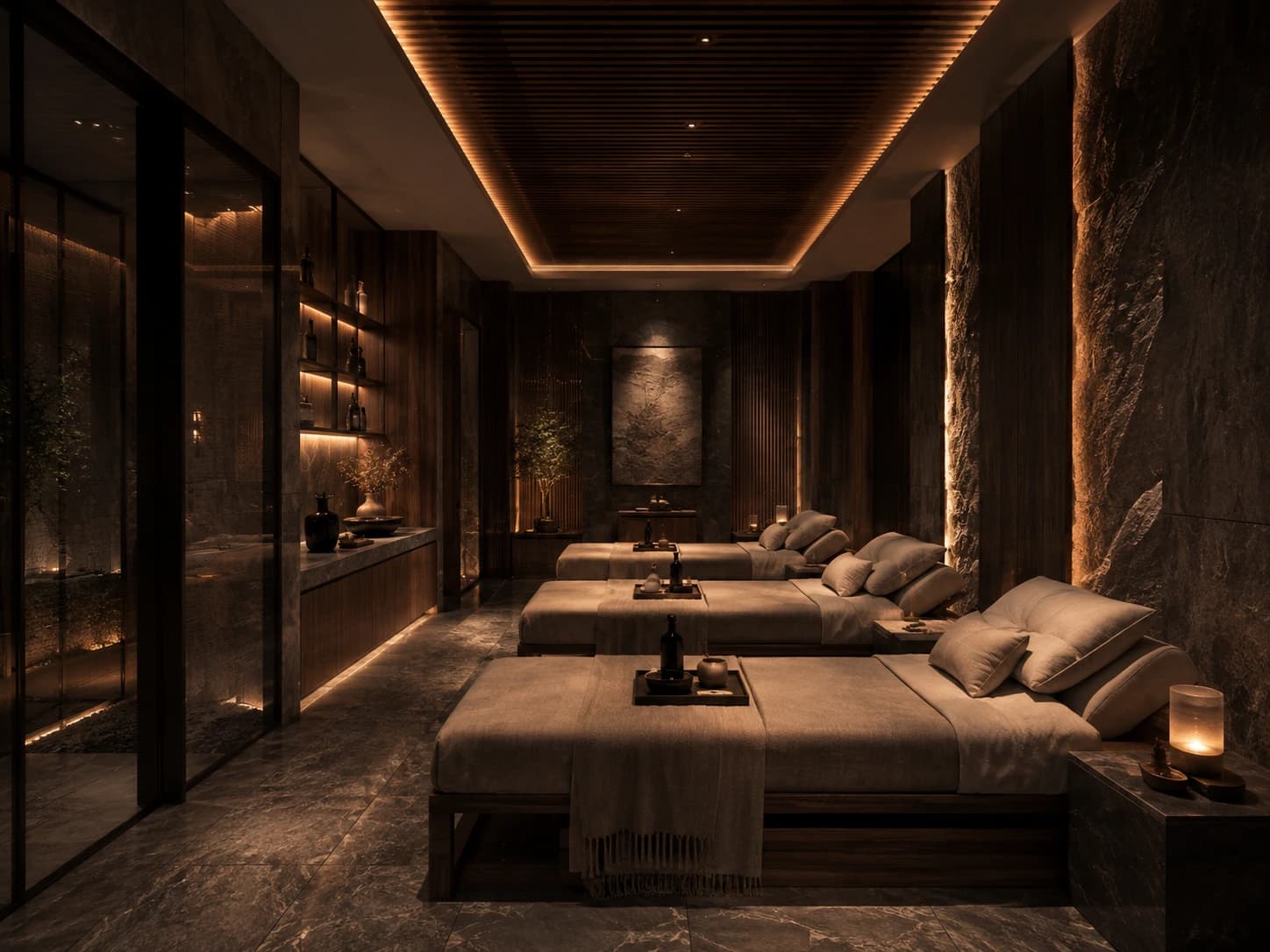 Wellness mimarlığı ve malzeme detayları