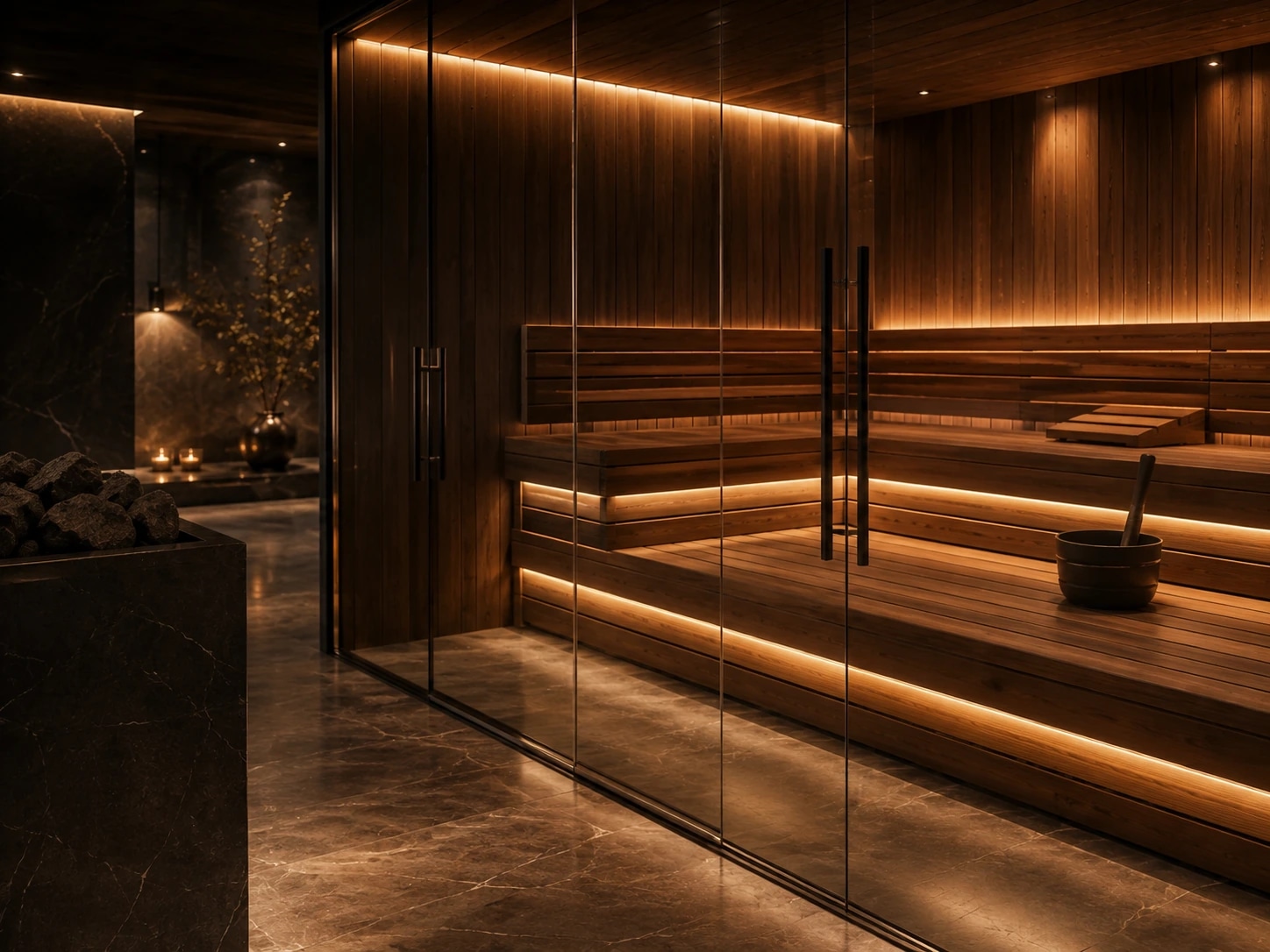 Modern Cam Sauna