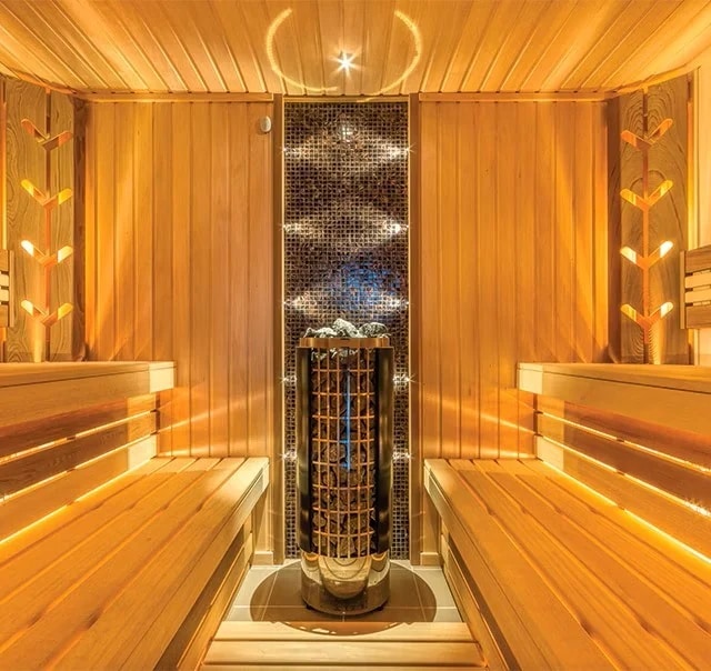 Infrared sauna ev tipi kullanım için modern çözüm