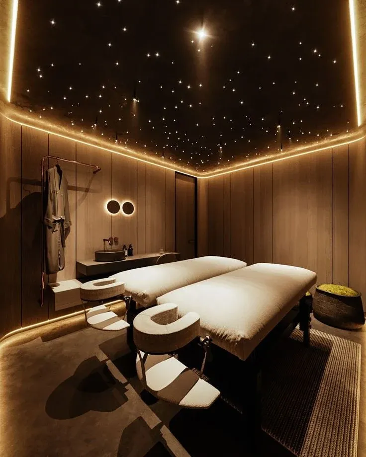 spa alanları için mimari uygulama ve iç mekân detayı