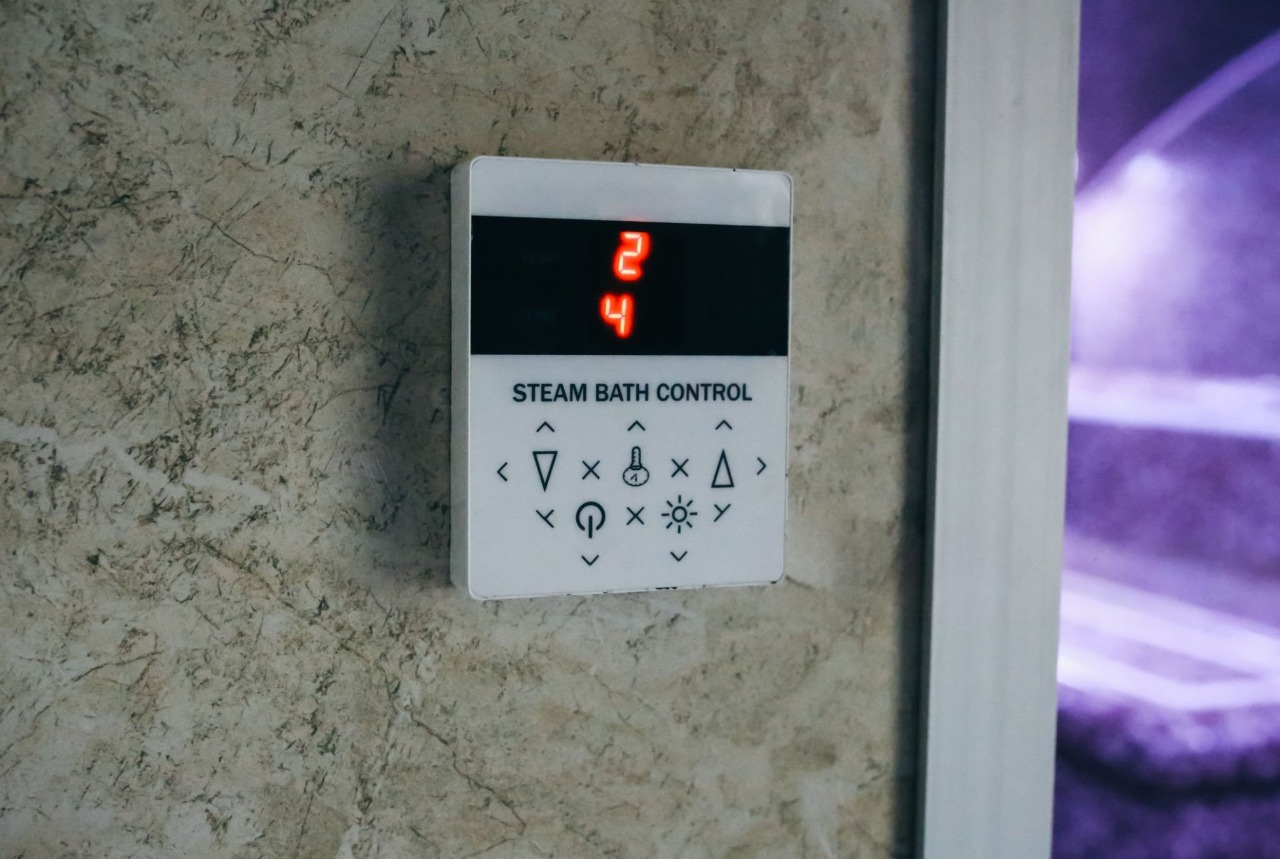 Buhar odası jeneratörü, kontrol paneli ve güvenlik sensörleri